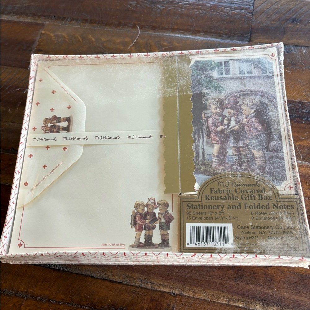 Vintage 90’s Hummel New in Box Stationary Pages with Envelopes School Kids